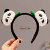 Cute Chinese Style Panda Headband Cute Hairbands Cartoon Hair Band Hair Accessories Headpiece Plush Doll Hair Hoop Daily