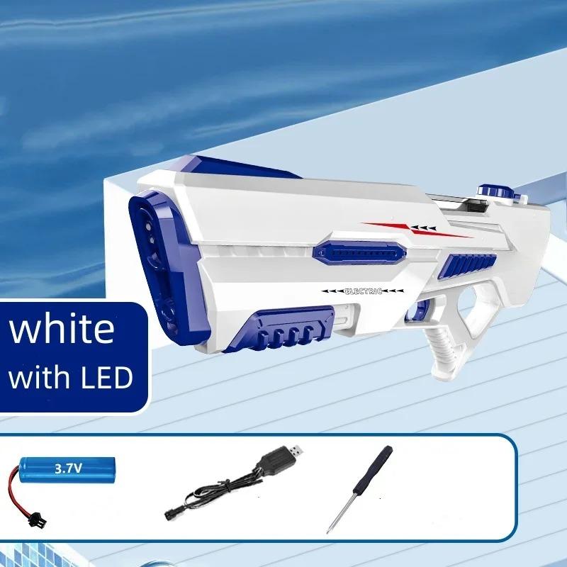 

2024 Лето Новый Автоматический Водяной Пистолет Игрушка Светодиодный Автоматический Водяной Пистолет Непрерывный Брызговик Бластер Бассейн Пляжная Игрушка для Детей Взрослых