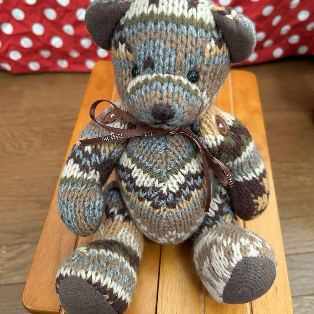 

[USED] Pink House Teddy Bear Plush Toy