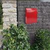 Iron Construction Wall Mount Mailbox Stylish Decor and Security Combined