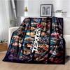 3D game tekken8 Printed blankets picnic blanket Warm blankets Flannel Soft Cozy Blanket Home travel blanket Birthday Gift
