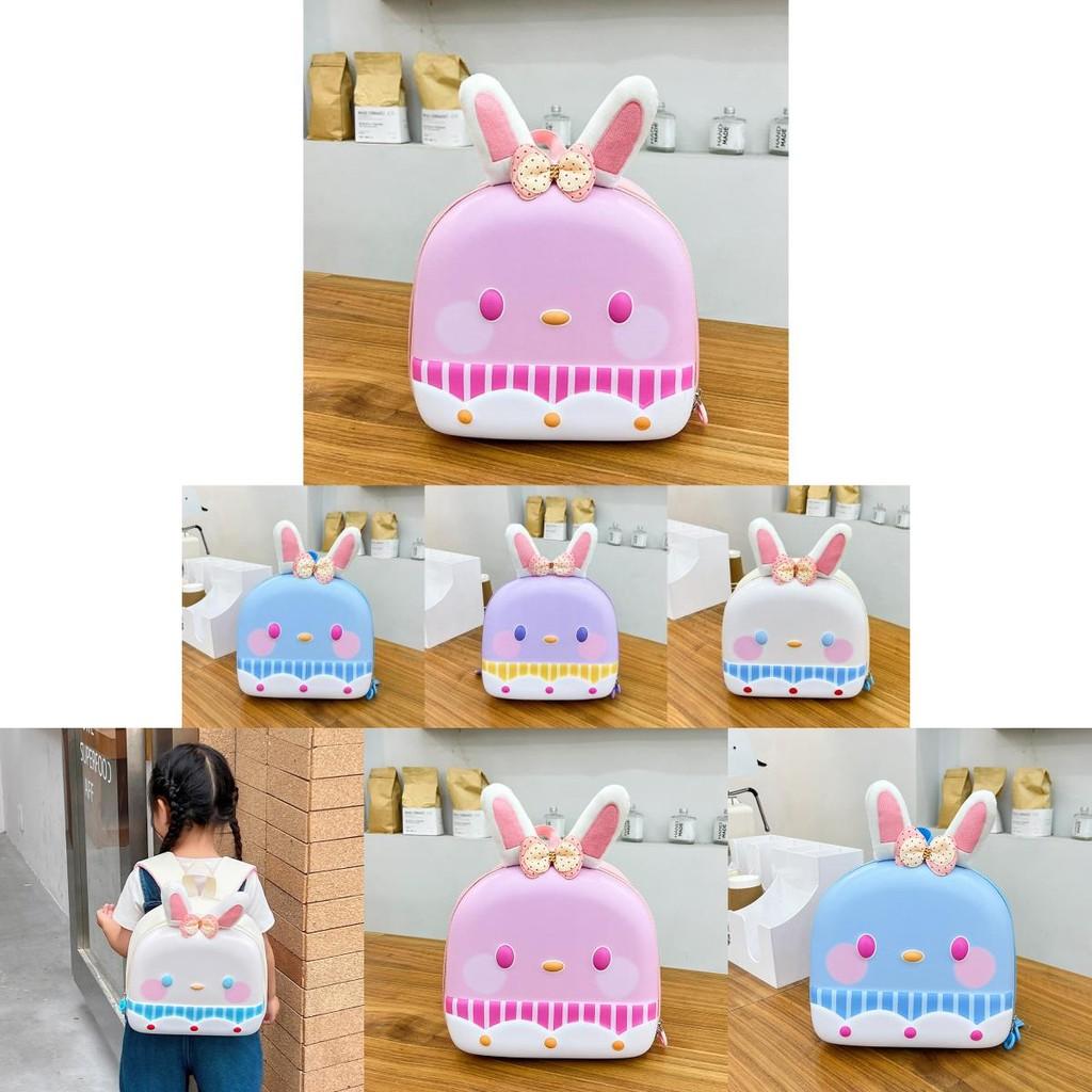 Adorable Eva Material Toddler Backpack Featuring Cute Cartoon Rabbit Design