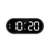 Small Alarm Clock LED Temperature Snooze Dual Alarm USB Mobile Phone Charging Automatic Light-sensing Backlight Mirror Alarm Clock