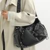 Women'S Shoulder Bag Ladies Large Capacity Denim Shoulder Crossbody Bag Leisure Commuting Handbag Star Tote Bag