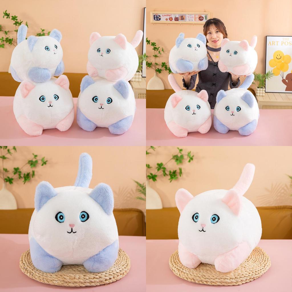 Plush Cat Toy For Girls Soft Stuffed Animal Gift For Kids