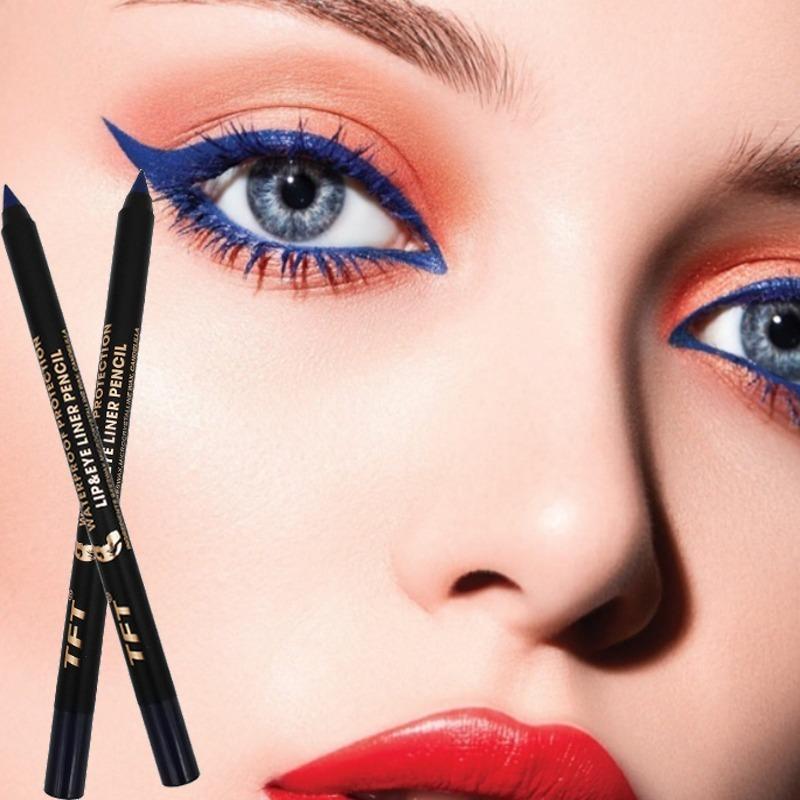 15 Renk Eyeliner Kalem Renkli Pigment Su Geçirmez Mavi Siyah Beyaz Renk Jel Eyeliner makyaj kalemi Göz Güzellik Kozmetik