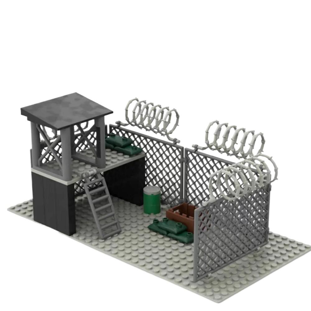 

Строительные блоки WW2 Совместимые фигурки солдат Военная база Лагерь военнопленных Блоки Оружие Строительство MOC Кирпичи Игрушки для мальчиков Подарки