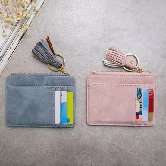 Mini Portafoglio Portachiavi Donna - Ciondolo In Pelle A Forma Di Limone - Portamonete Regalo