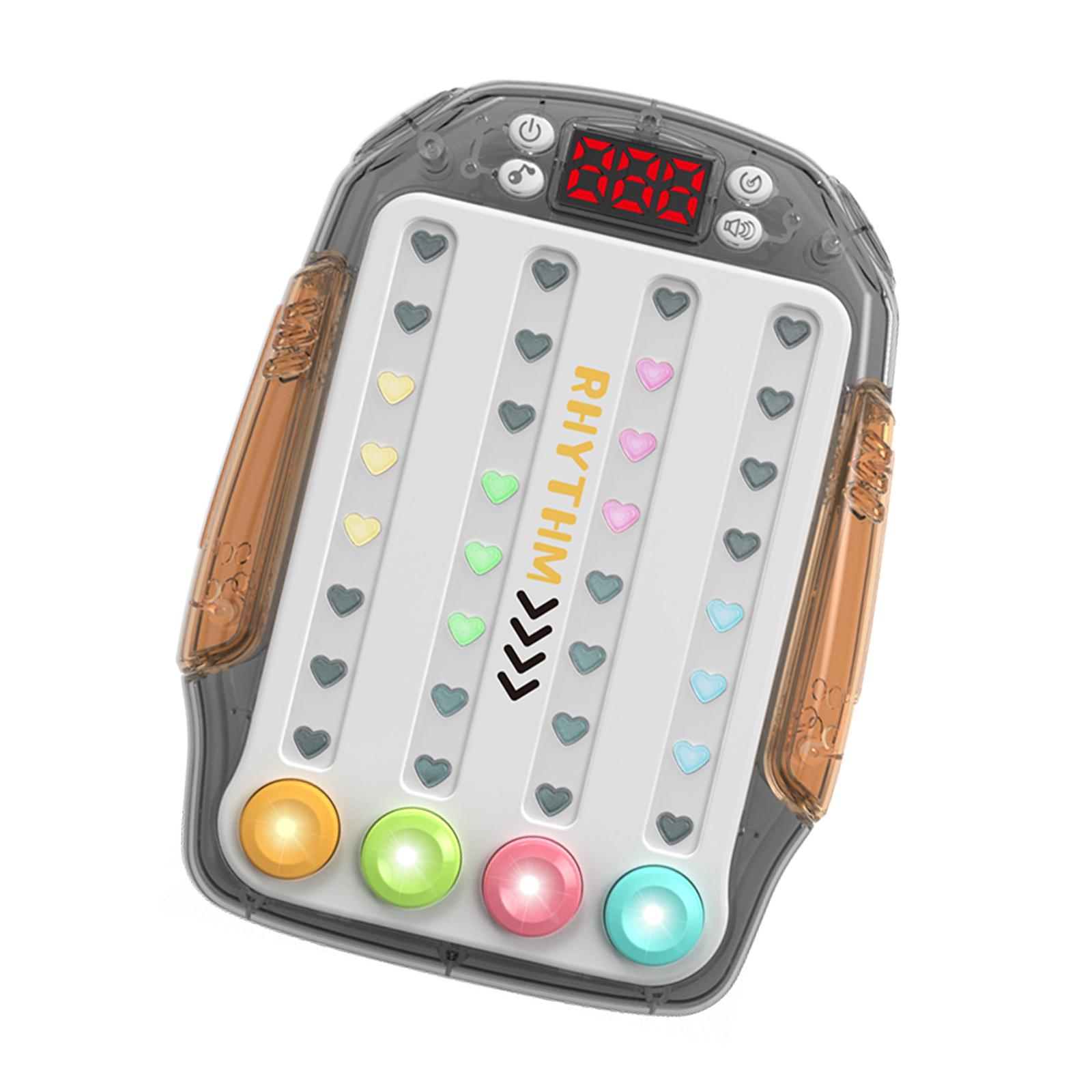 

Hand Training Toy Puzzle Game Console Quick Push Game Rhythm Game Machine with Music Light Game Toy Gamepad