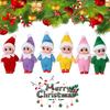 2.9in Christmas Elf Doll Ornament Lovely Kids Gift Toy Decor