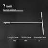 T-type Manual Socket Wrench External Hexagonal Automobile and Motorcycle Repair Wrench Nut Hexagonal T-bar