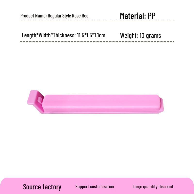 Plastic Food and Snack Bag Sealing Clips for Tea and Seasonings