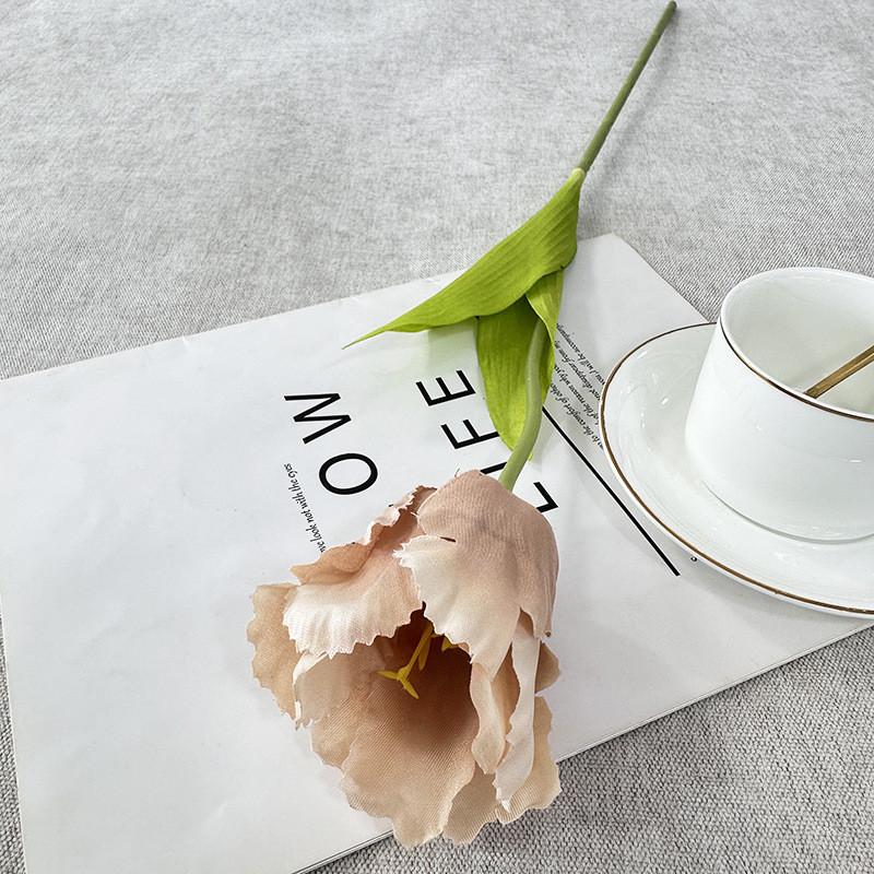 Artificial Tulip Flower Wedding Hotel Restaurant Desktop Ornament Decoration