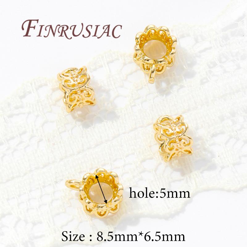 

18K Gold Plated Bailes For Jewelry Pendant Connectors Bail Clasps,Supplies For Jewelry DIY Accessories 5 pieces