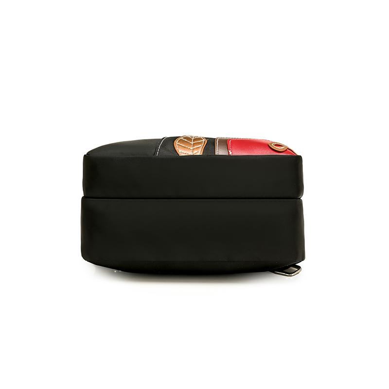 Multifunktionaler Rucksack Colorblock Große Kapazität Retro Brusttasche