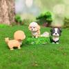 Second Generation Cartoon Dog Wangcai PVC Figure - Car Console Ornament & Cake Decoration Toy