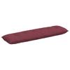Back Cushion Burgundy Red 180 X 19 X 50 Cm Fabric