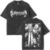 Anime Dorohedoro Kaiman Graphic Print TShirt Men Women Cotton Gothic Streetwear Hip Hop Fashion Summer Casual Oversized New Tee