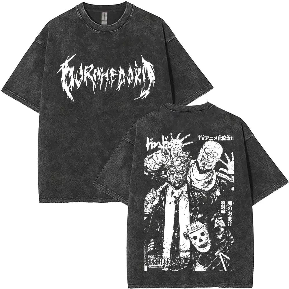 Anime Dorohedoro Kaiman Graphic Print TShirt Men Women Cotton Gothic Streetwear Hip Hop Fashion Summer Casual Oversized New Tee