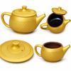 New shell burnt gilt brewing teapot handmade Hanwa Fengming pot large household kung fu tea set tea brewing single pot B9