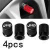 Car Wheel Tire Valve Caps Tyre Stem Covers Airdust Waterproof For Renegade Compass Wrangler Patriot Grand Cherokee Rubicon
