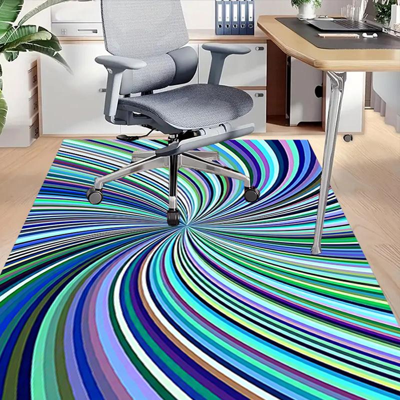 1PC Swirl Pattern Extra Large Non Slip Floor carpet, Office, family, bedroom, Studio   Large Area Rug Indoor Rugs, , Vibrant Colors