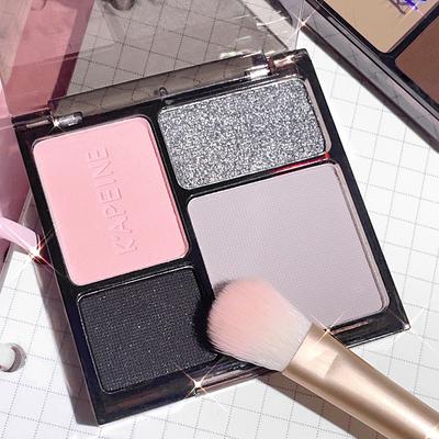 Cold Department of The Heart of The Four-colour Eyeshadow Matte Pearlescent Earthy Colours Fine Flash Retro Style Diablo Spice Quad Eyeshadow