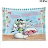 Diddl Custom Name Wall Tapestry Aesthetic Wall Hanging Printed Fabric Blanket Decorative Tapestries for Bedroom Living Room Home Decor