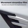 Air Flow Intake Cover,2Pcs Car Air Flow Intake Decorative Scoops Bonnet Vent Hood Cover Air Flow Vent Cover