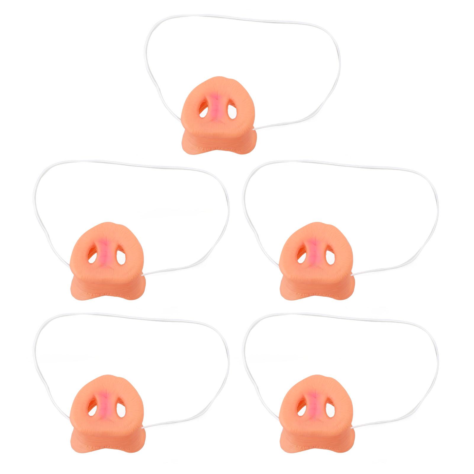 

5 шт. нос свиньи с резинкой добавят аутентичности милому животному в виде морды свиньи, аксессуару для костюма