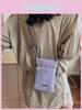 Small Portable Mesh Bag With Zipper Closure For Everyday Outfits