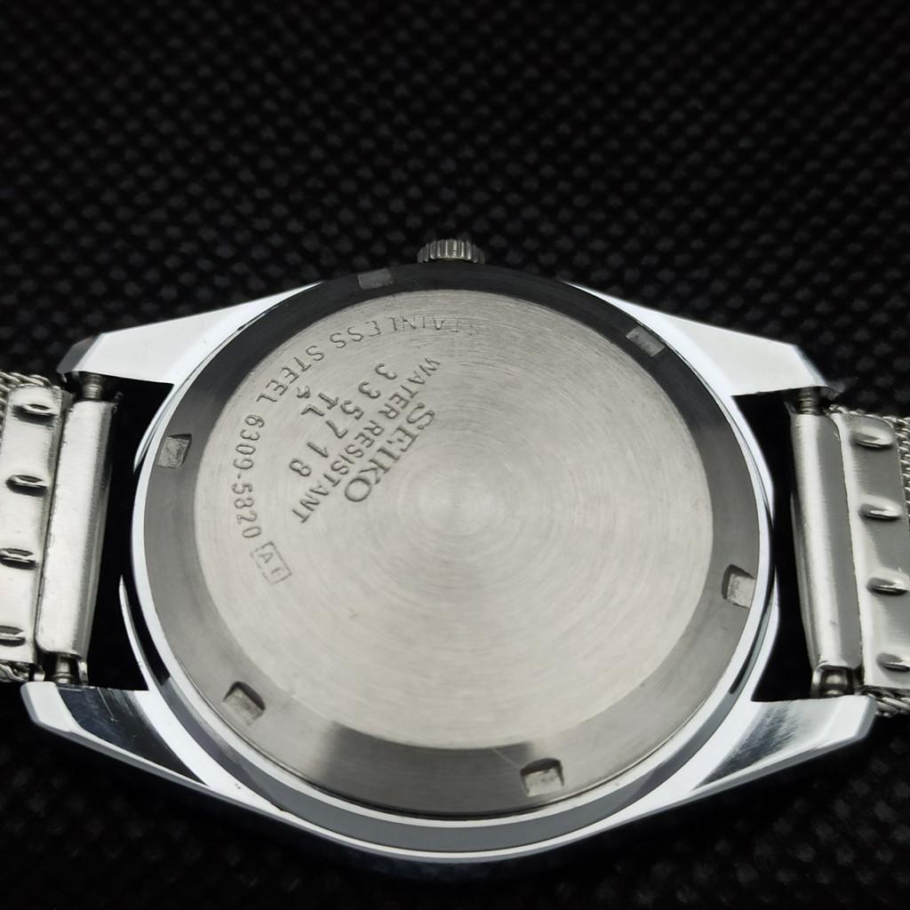 OROLOGIO VINTAGE SEIKO 5 AUTOMATICO GIAPPONESE DA UOMO GIORNO/DATA RINNOVATO a266365-8