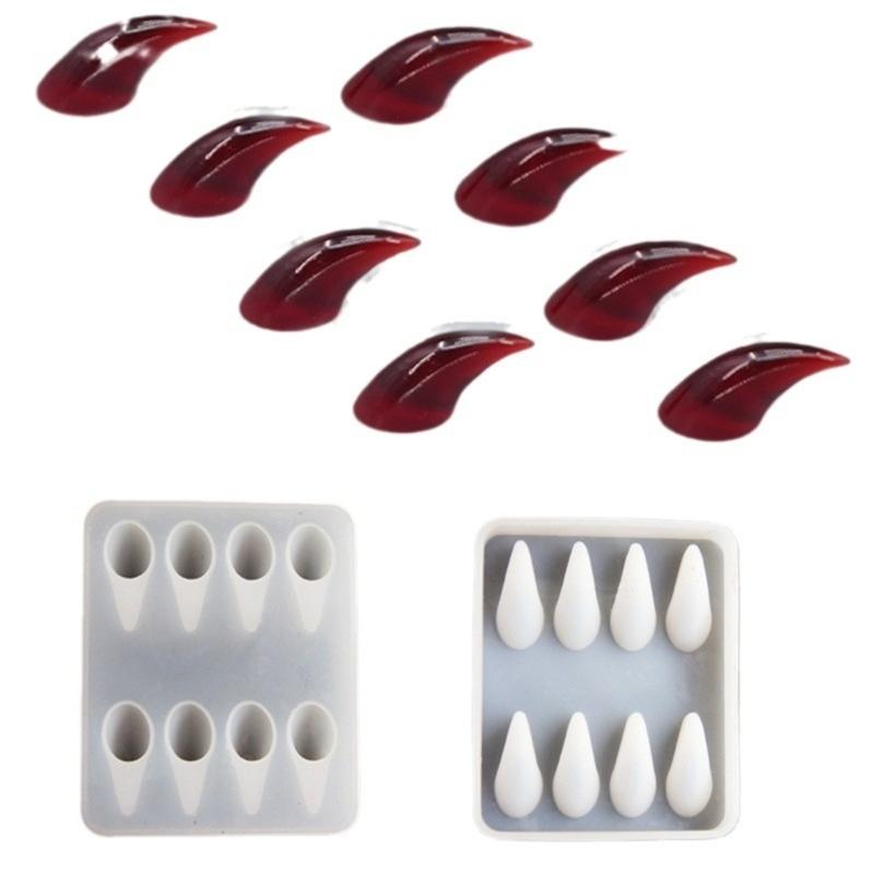 Sturdy Silicone Mold for Crafting Unique Devil Horns and Beast Claw Designs Portable for Craft Projects Supplies