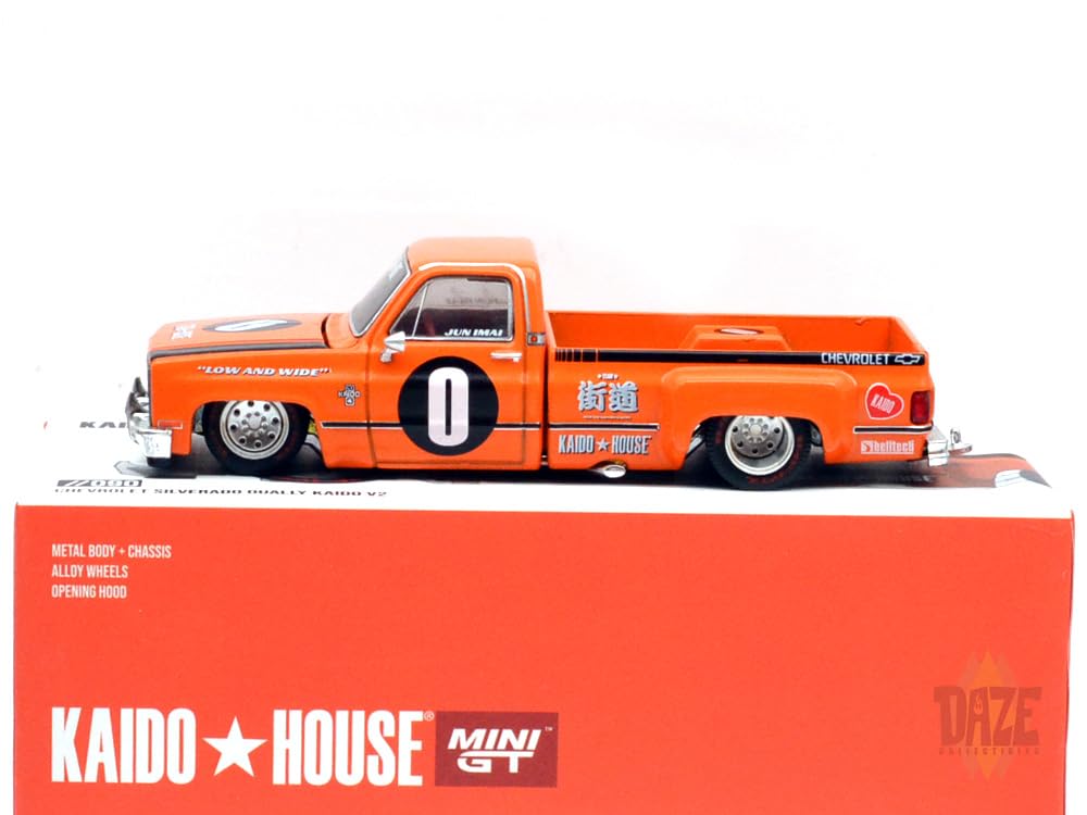 MINI GT Mini Car Chevy Silverado Dury KAIDO V2 (Orange)