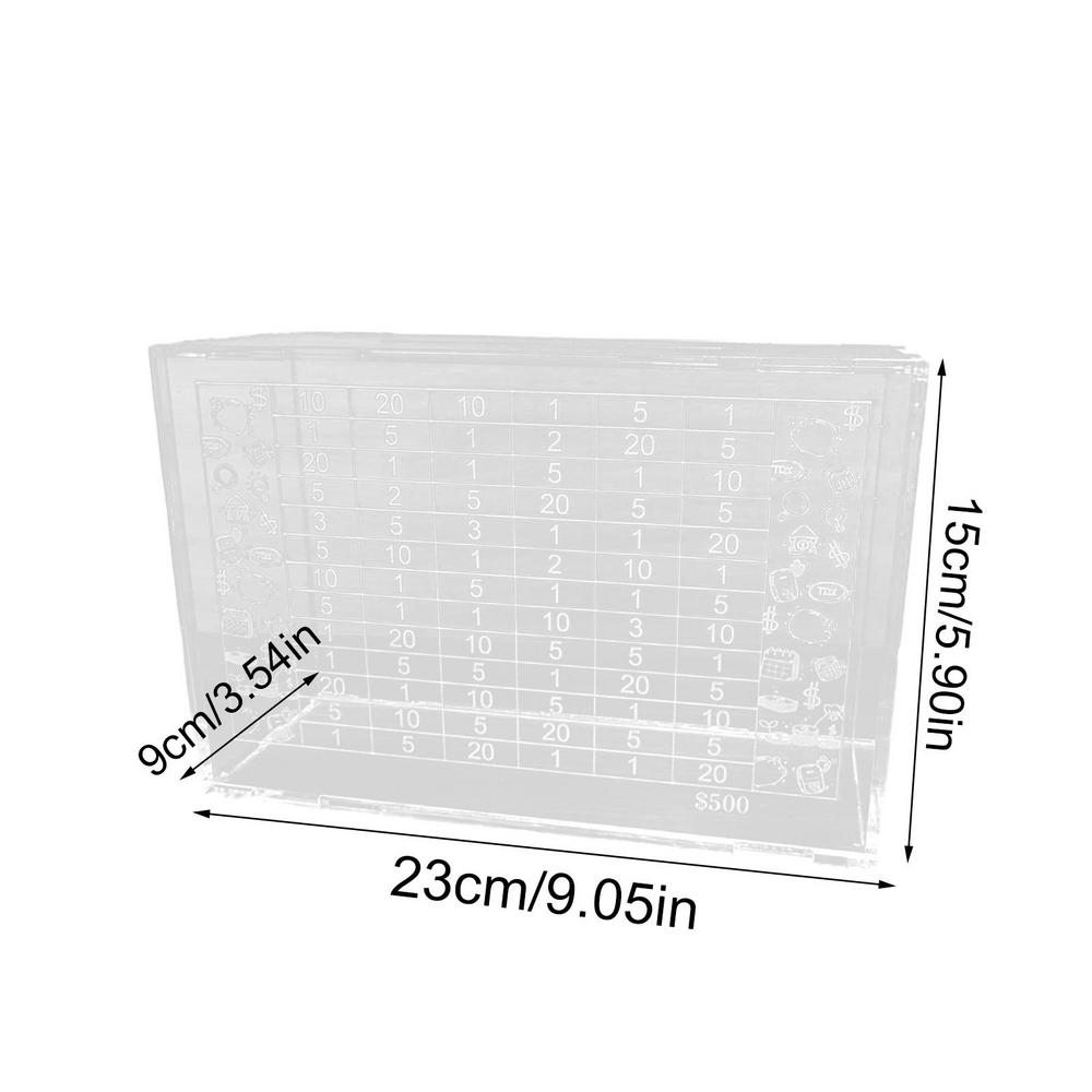 

Прозрачная копилка для денег, прозрачная копилка для денег, копилка для монет, компактный и практичный контейнер для монет для настоящих