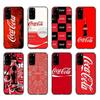 Brand C-Coca Logo C-Cola Phone Case For Samsung S 24 Fe 25 Ultra Plus 20 Lite 21 30 22 23 24 22 Ultra 5G Fundas