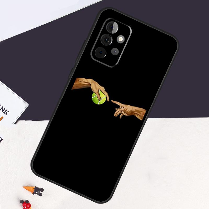 Tennis Ball Rackets Case For Samsung Galaxy A22 A16 A33 A36 A56 A26 A15 A55 A53 A35 A32 A52 A54 A34 A14 A05 A06