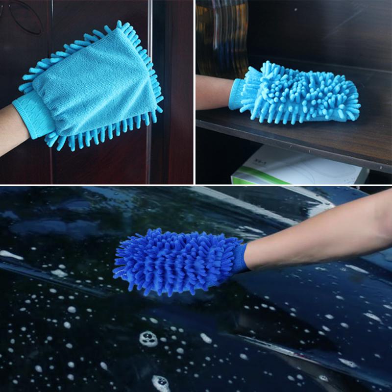 Time-saving Trending Efficient Convenient Soft Microfiber Comfortable And Effective Car Wash Glove Lint-free Top-rated Car Wash