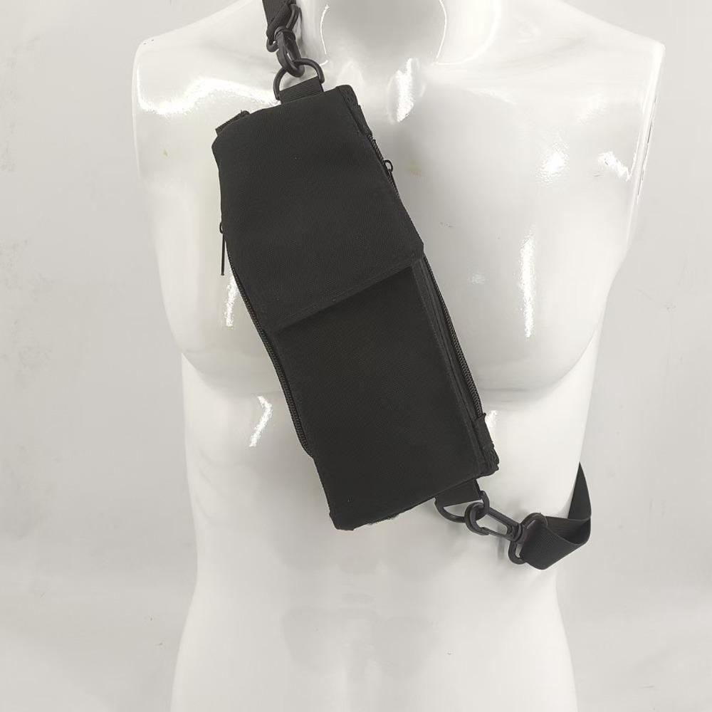 Canvas Solid Color Mini Mobile Phone Bag Shoulder Vertical Canvas Light Shoulder Bag Solid Color Korean Style