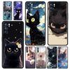 Case For Oppo A54 A53 A52 A9 A15 A95 A17 A16 A76 A74 Find X6 X5 Reno8 Reno7 Reno6 Pro 5G Cover Cartoon Lovely Cat Art Fashion