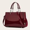 Fashion Women's Bag Patent Leather Light Glue Glossy Platinum Bag Large Capacity Versatile Premium Sense Women's Commuter Handbag