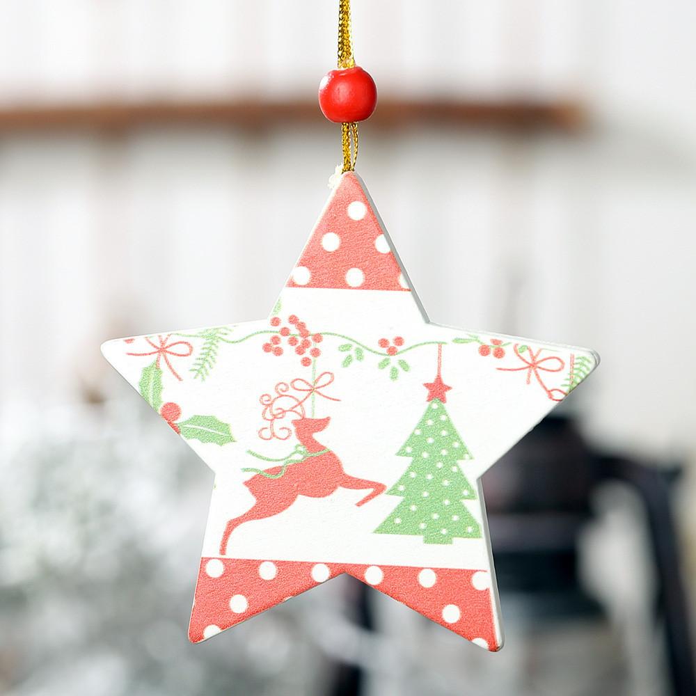 

Base Decorative White Wooden Christmas Ornaments Star Tree Heart Ideal For Adding Holiday Spirit To Home Your Wood White Star