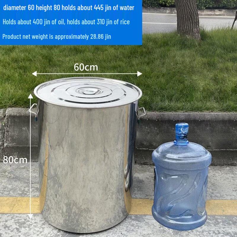 JPHZNB Stainless Steel Bucket with Lid
