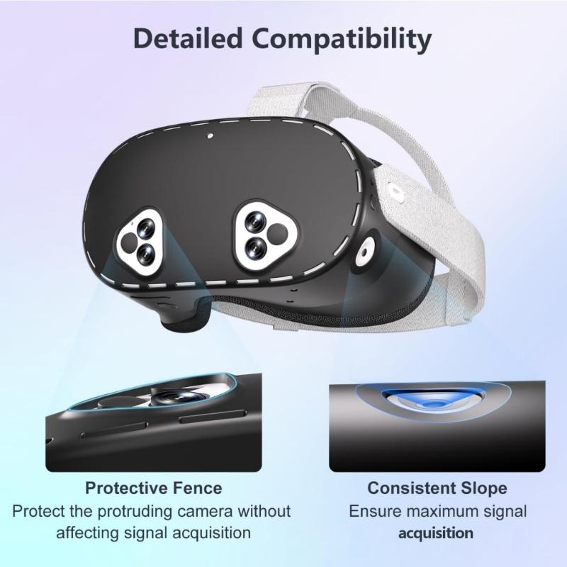 Innovative Silicone Virtual Reality Accessories Package With Lens Guard And Controller Covers For Better Virtual Experience