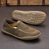 High Quality Genuine Leather Shoes for Men New Comfortable Flat Shoes Fashion Brand Cow Suede Men Loafers Casual Driving Shoes