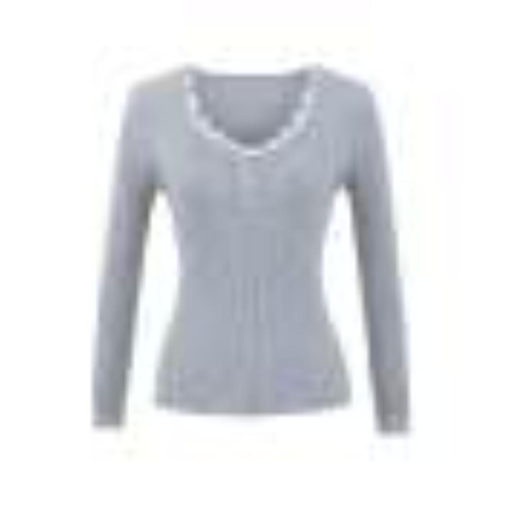 Pure Desire Lace Patchwork V-neck Knitted Sweater for Women's Autumn and Winter New Fitted Long-sleeved Base Layer, High-end Top