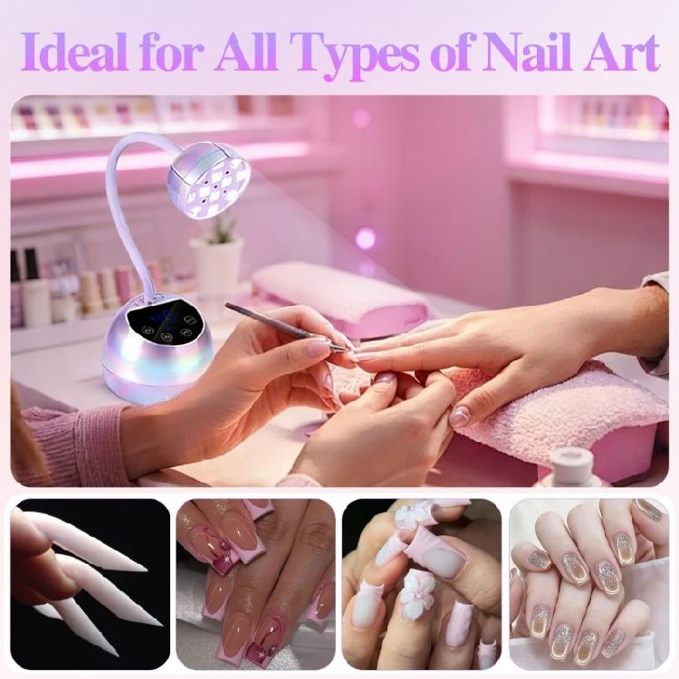 USB Charged Nail Dryer With Auto Sensor Nail Curing Lamp Quick Drying Gel Polish Perfect For Home Or Salon Use