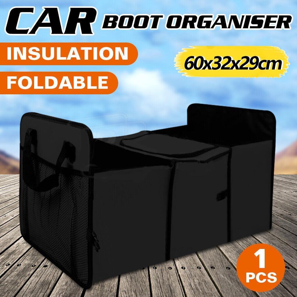 Organisateur De Coffre Voiture Étanche Pliable - Boîte Rangement Accessoires Avec Compartiments Pour Berline SUV