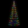 LED Christmas Tree 200 Multicolor LEDs 180 Cm