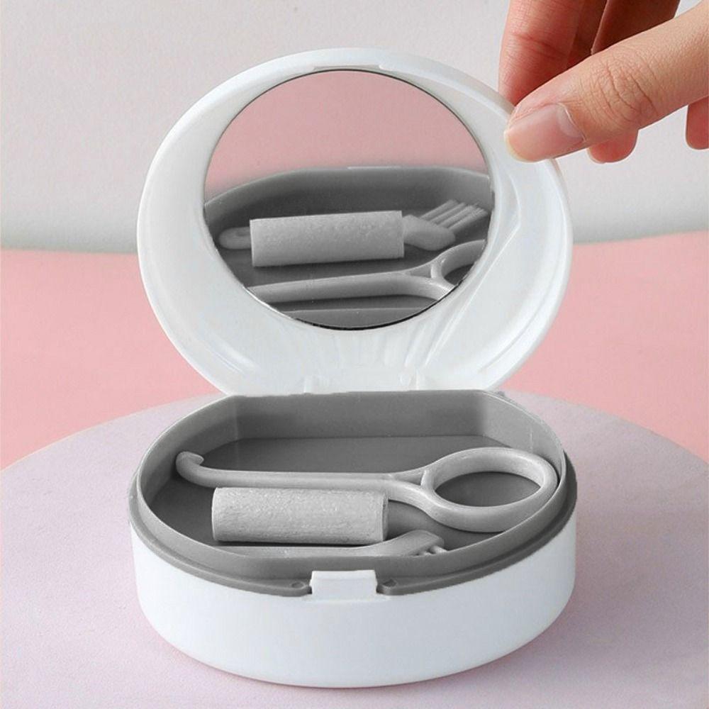 Food Grade PP Denture Tray Box Portable Braces Orthodontic Case Denture Case  Women Men